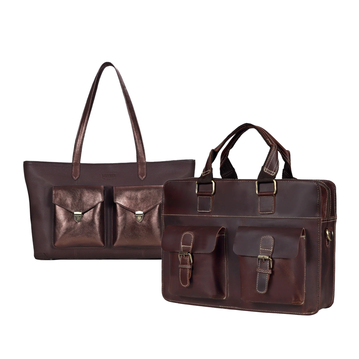 RICHIE RICH LARGE LEATHER TOTE BAG