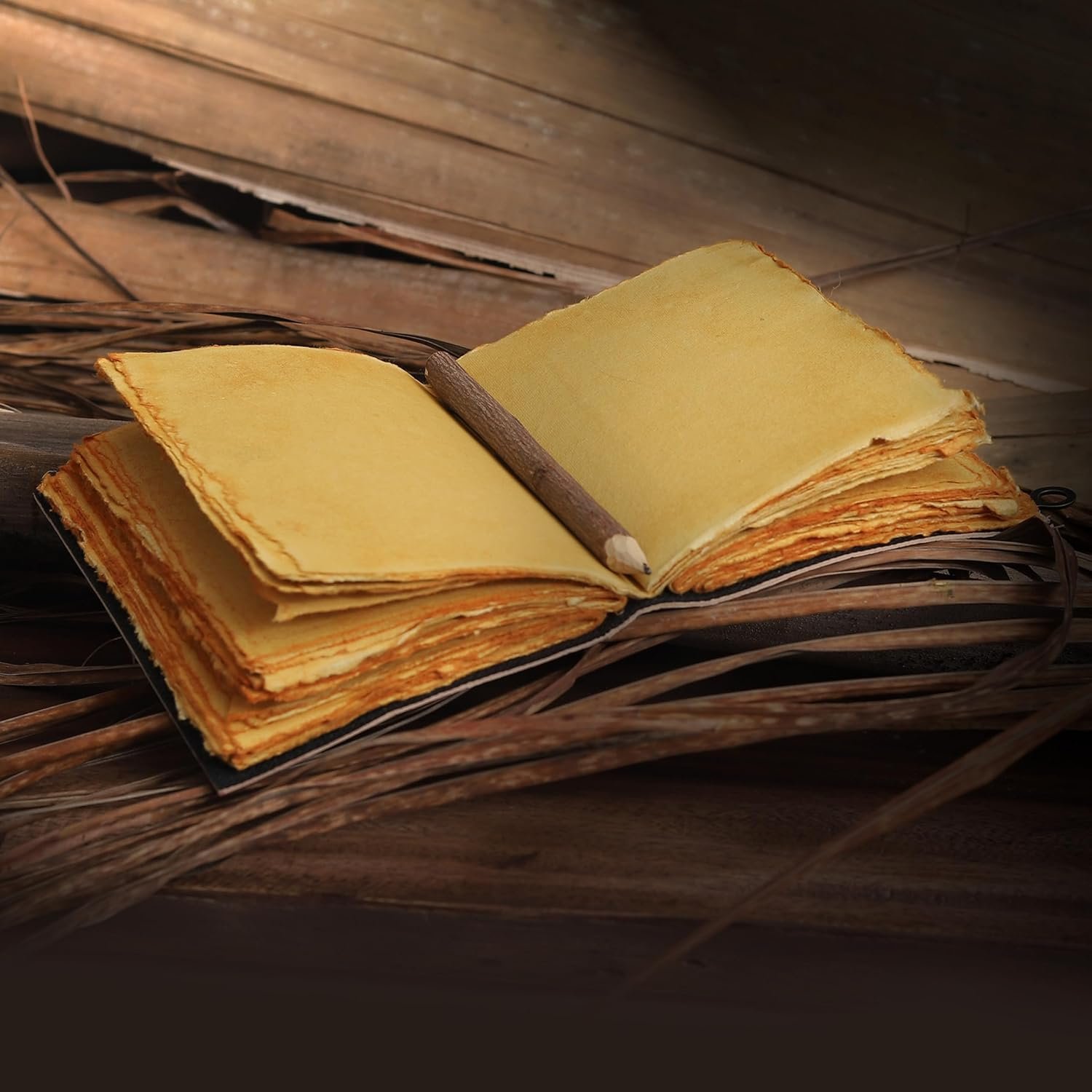 antique style notebook