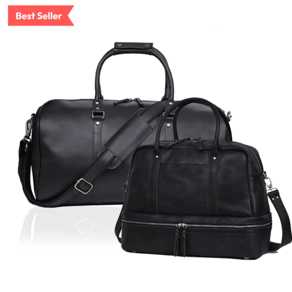 ALEXANDER leather duffel bag