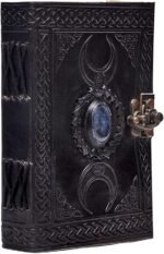 3 Moon Blue Lapiz Leather Journal