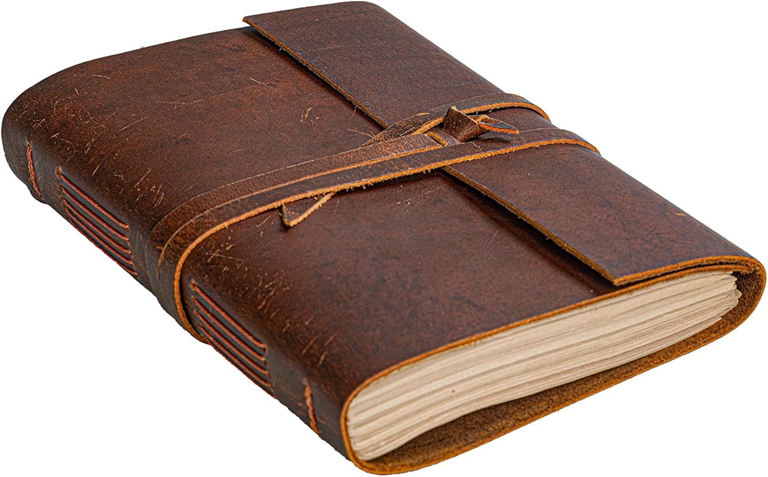 vintage leather journal