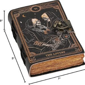 book of spells leather journal
