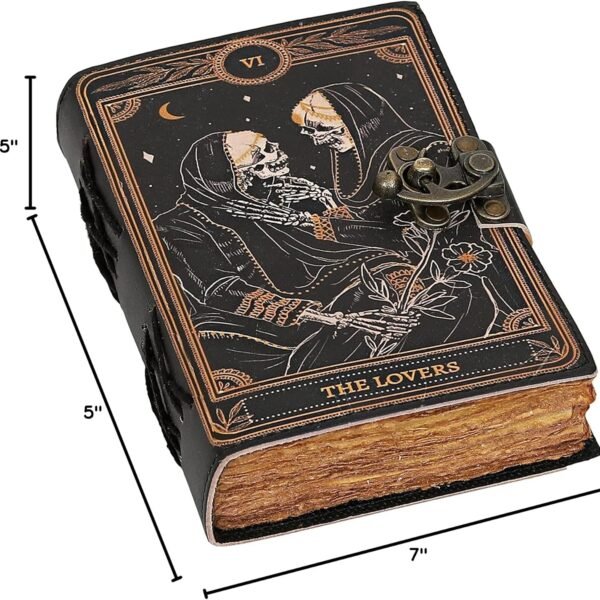 book of spells leather journal
