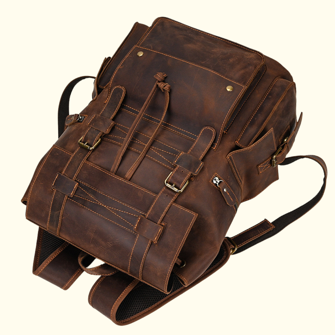 vintage leather laptop bag