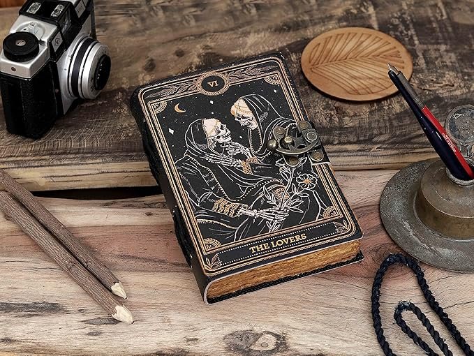 leather grimoire spell book
