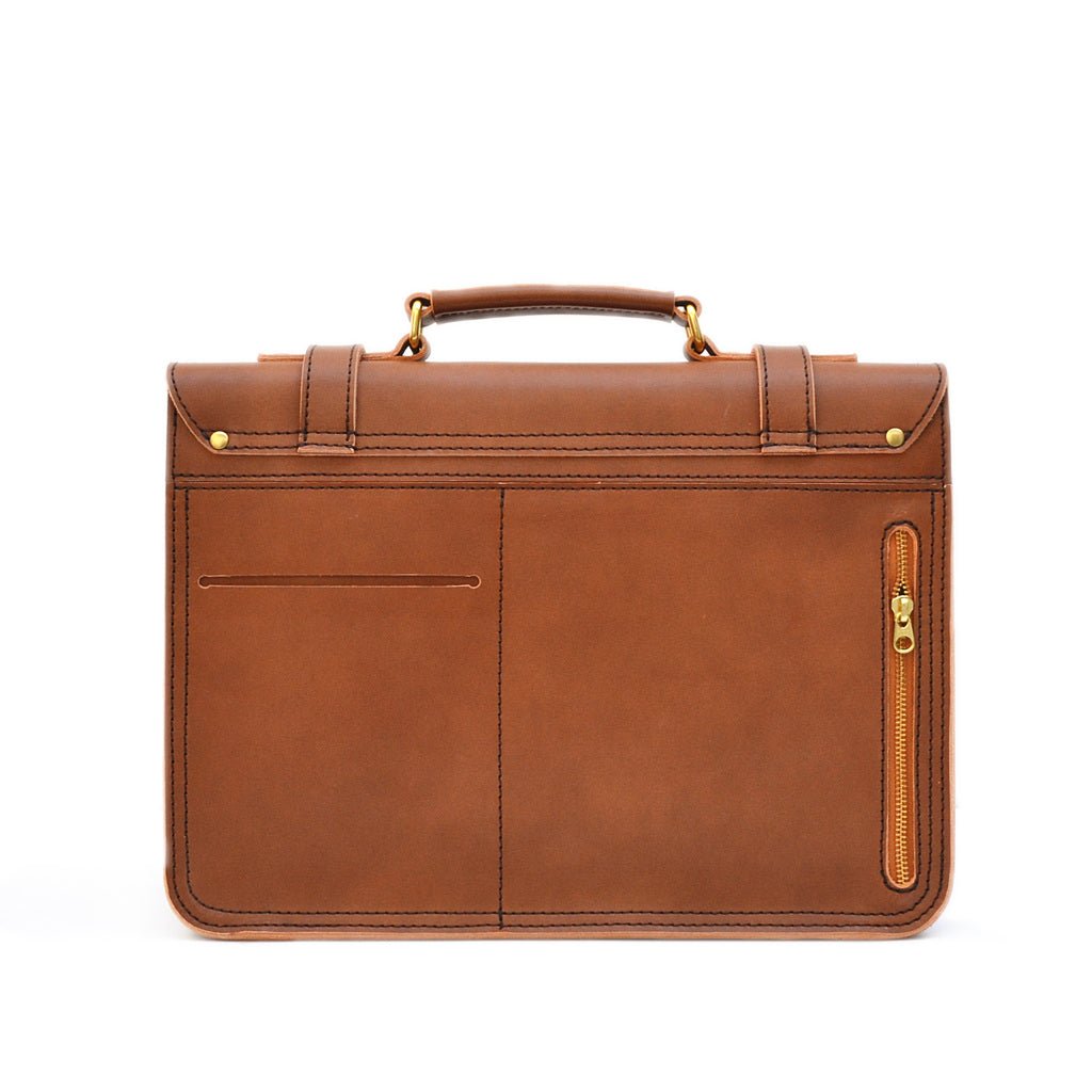 Leather briefcase for professionals