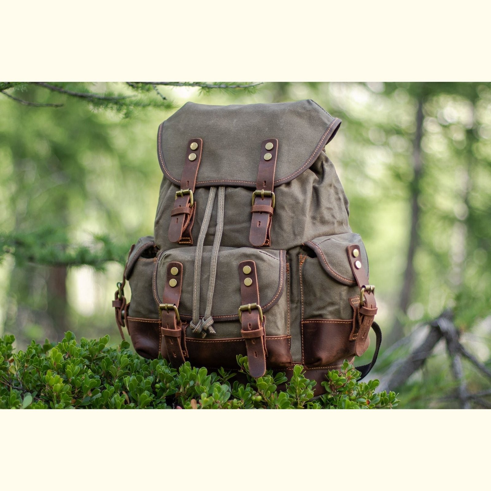 Elegant travel backpack design