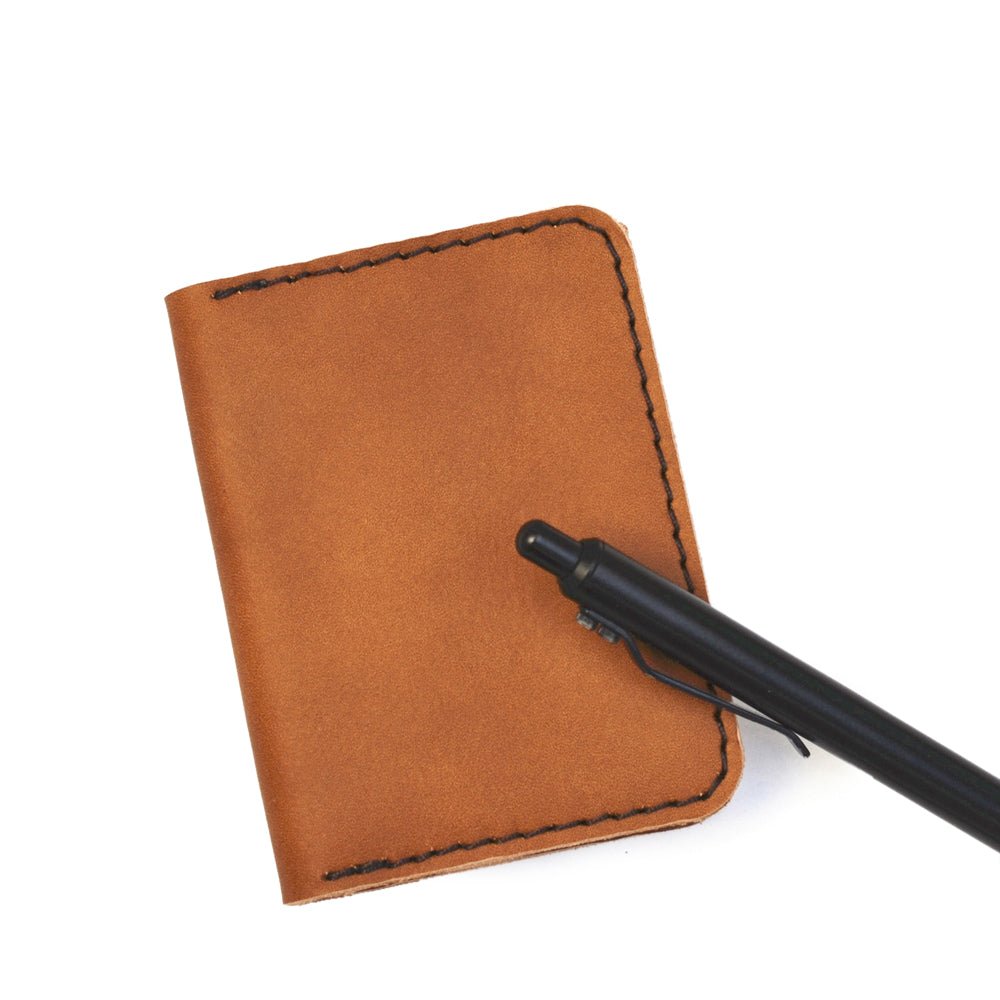 Leather Double Card Wallet