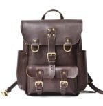 leather backpack