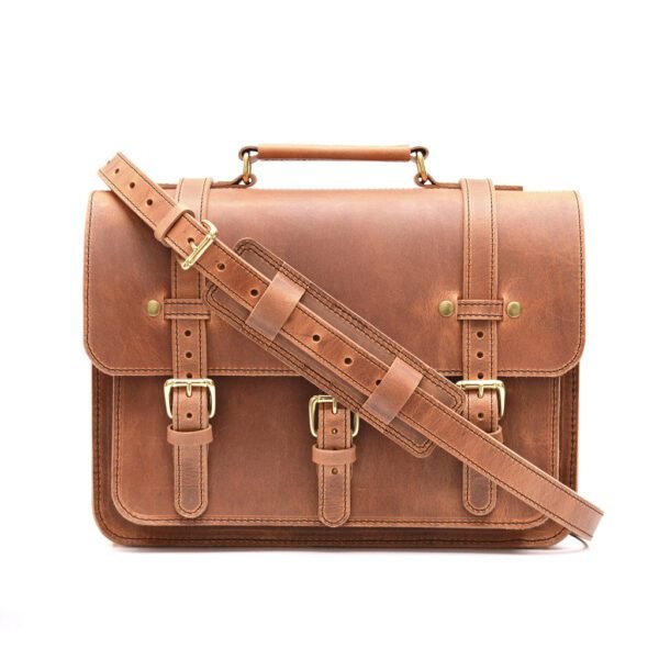 businessman's briefcase vintage leather