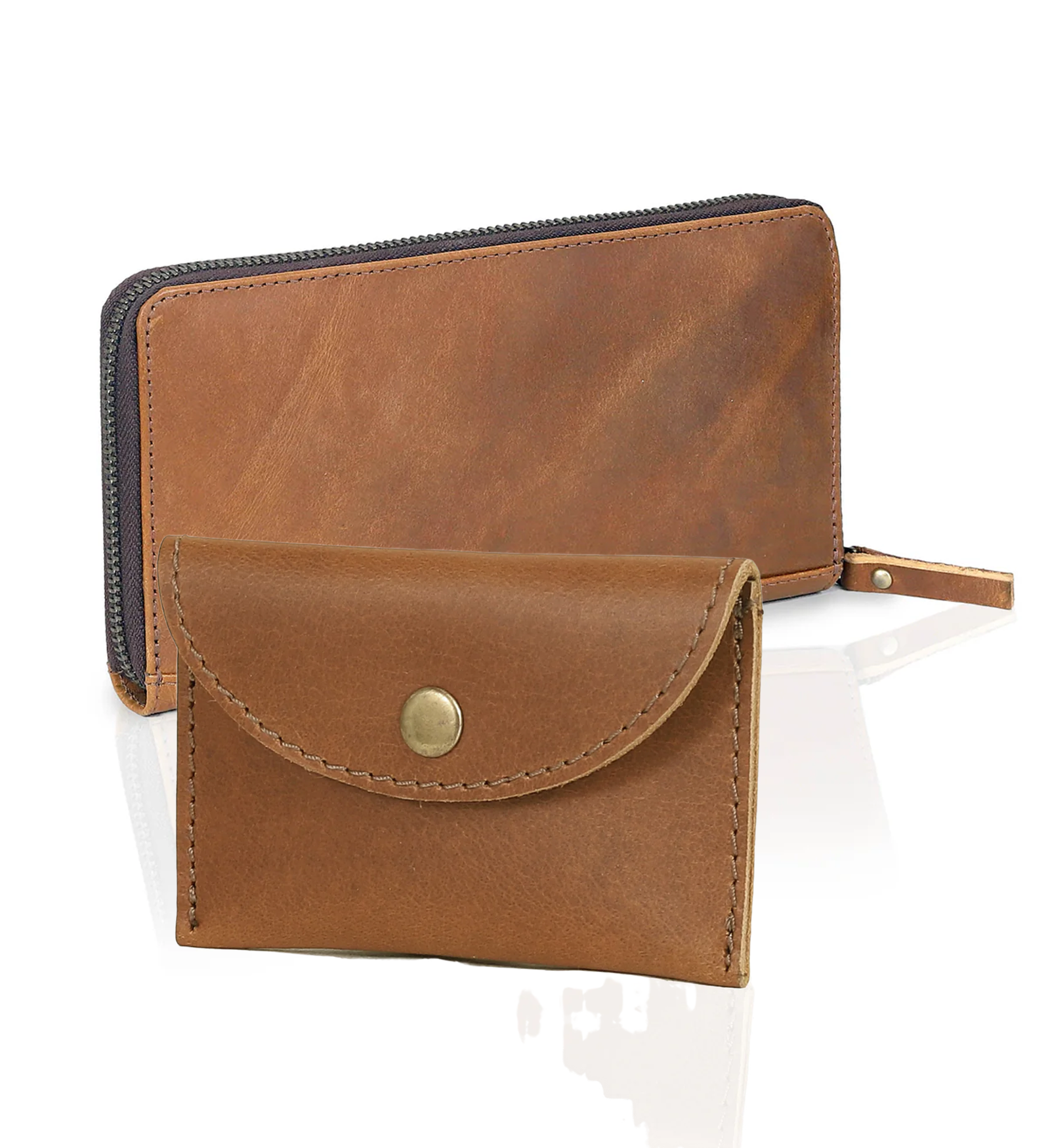 compact leather wallet