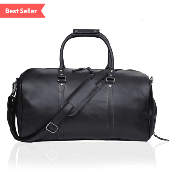 Alexander leather duffel bag
