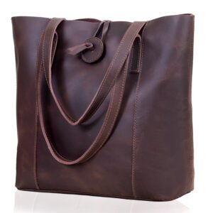 SEINNA LEATHER TOTE BAG