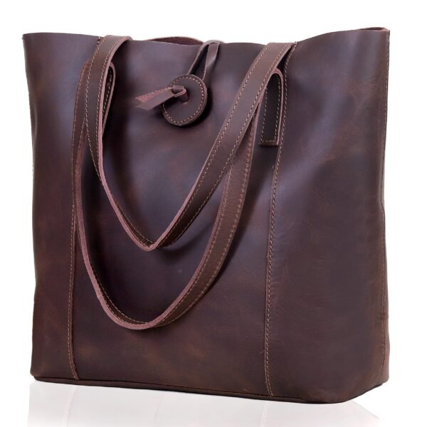 SEINNA LEATHER TOTE BAG