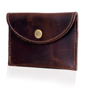 leather coin purse burgundy