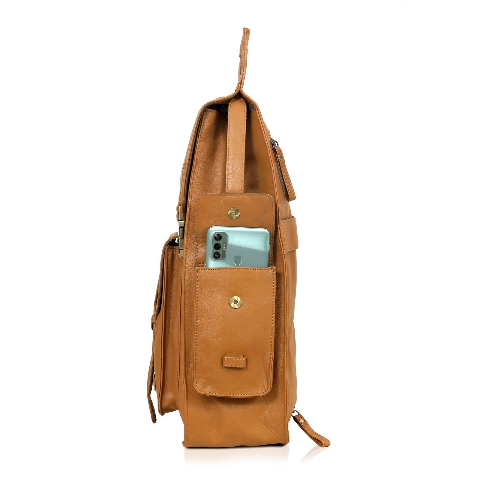 elegant leather backpack