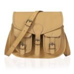 Tracy full grain leather saddlebag