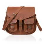 tracy full grain leather saddlebag