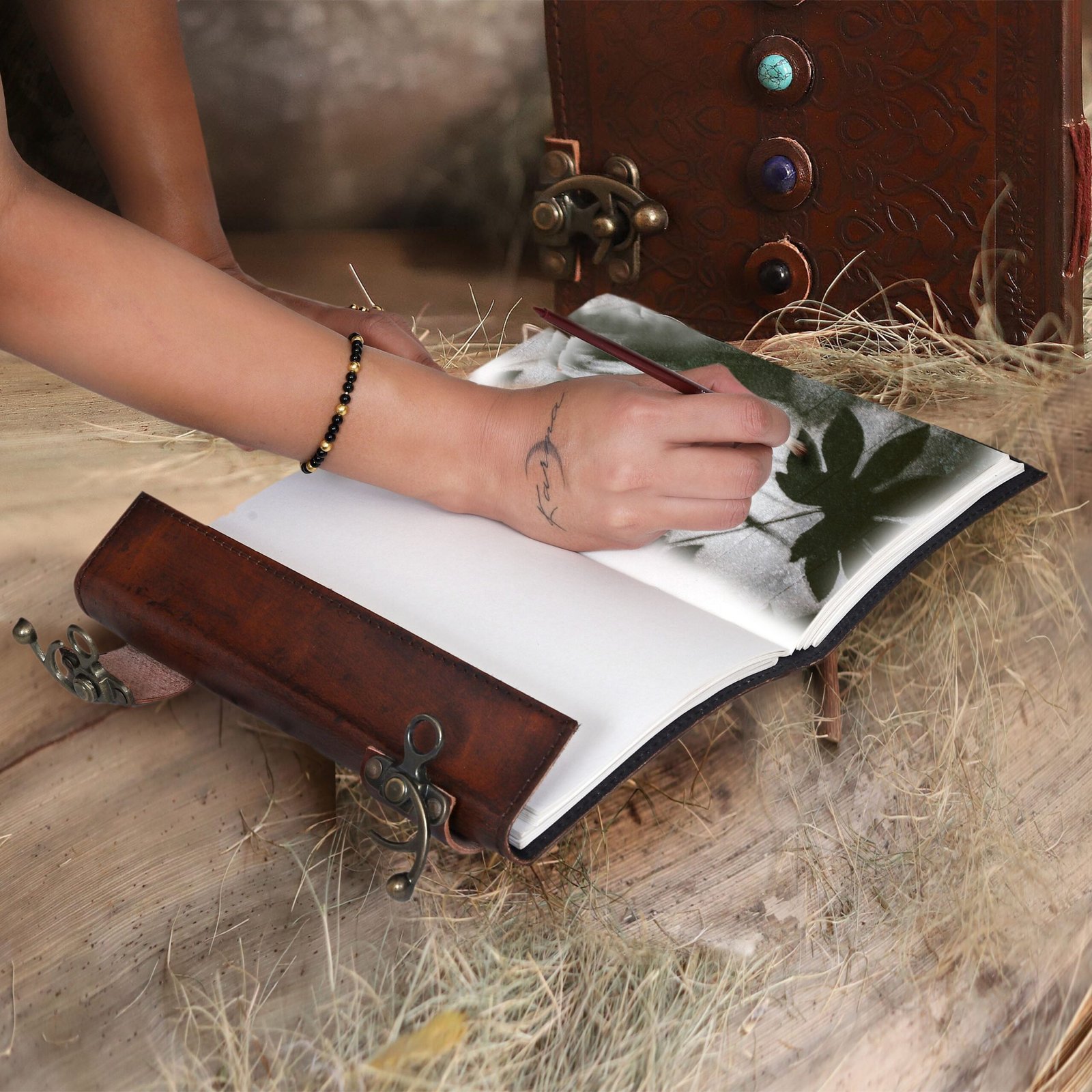 Artisan leather journal