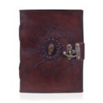 leather tiger stone journal