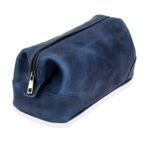 premium leather toiletry dopp kit