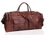 hind leather duffel bag