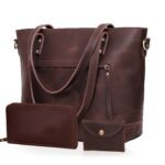 Marilyn Buffalo Leather Tote Combo