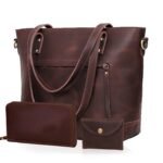 Marilyn Buffalo Leather Tote Combo