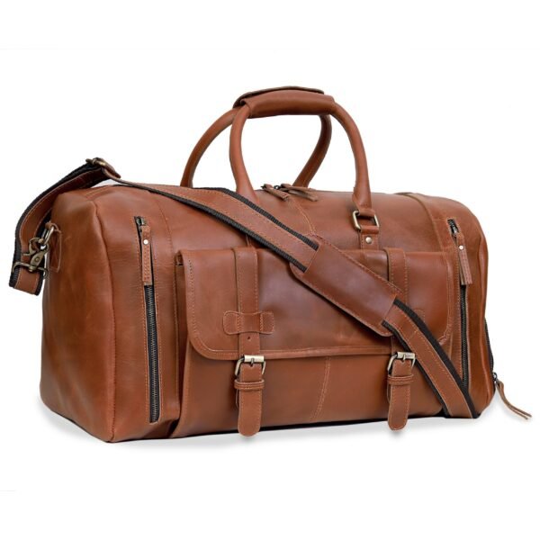 washington leather duffel bag