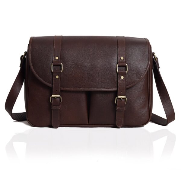 washington leather messenger bag