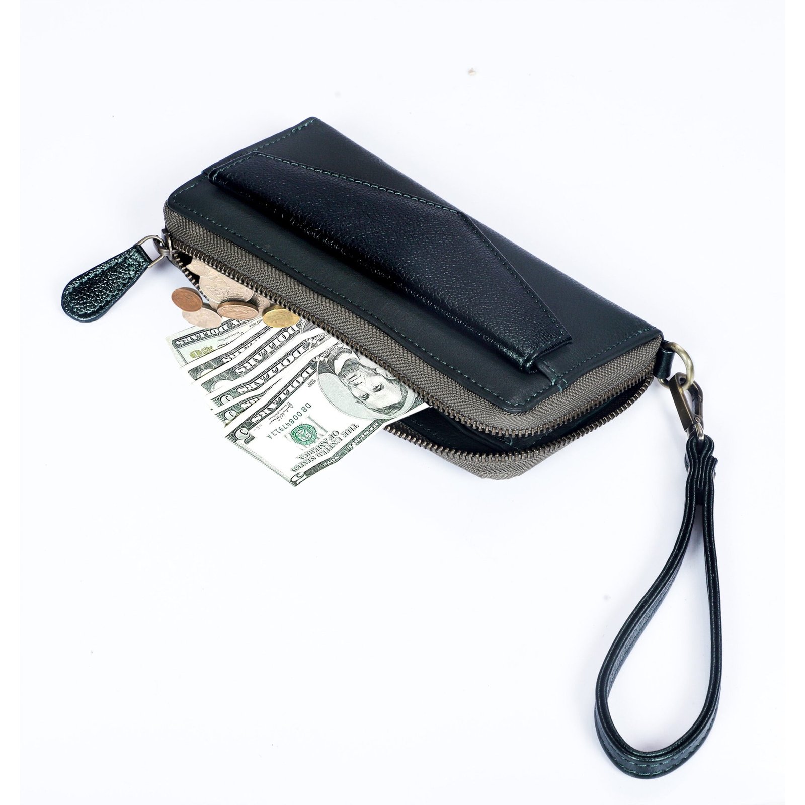 full grain leather wallet