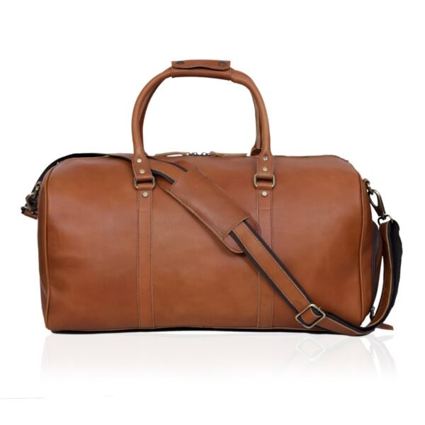 ALEXANDER LEATHER DUFFEL BAG FOR MEN