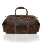 Italian Leather Duffle Bag