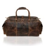 Italian Leather Duffle Bag