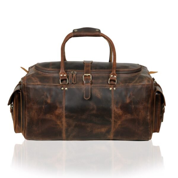 Italian Leather Duffle Bag