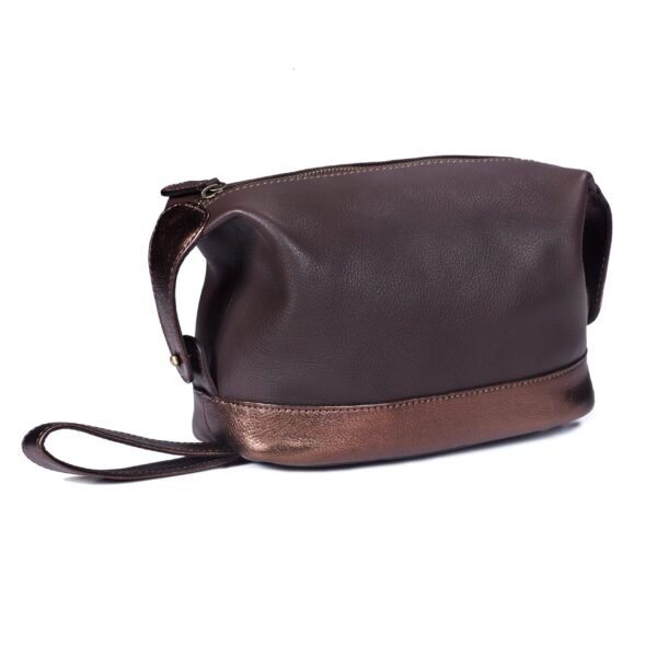 LUXE TOILETRY-CHOCO BROWN