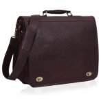KARL LEATHER BRIEFCASE BAG