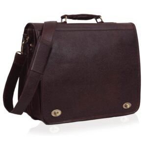 KARL LEATHER BRIEFCASE BAG