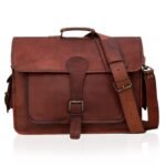 JOSH LEATHER MESSENGER BAG