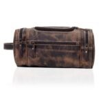 premium leather toiletry bag