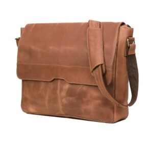 The Executive Leather Messenger Bag