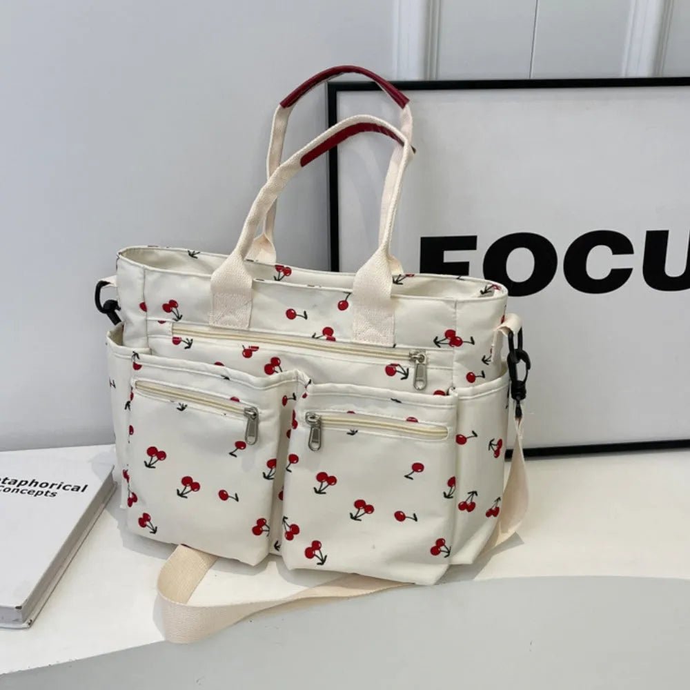 premium cherry print bag