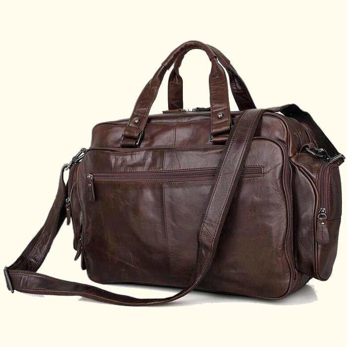Premium Cowhide Leather Briefcase