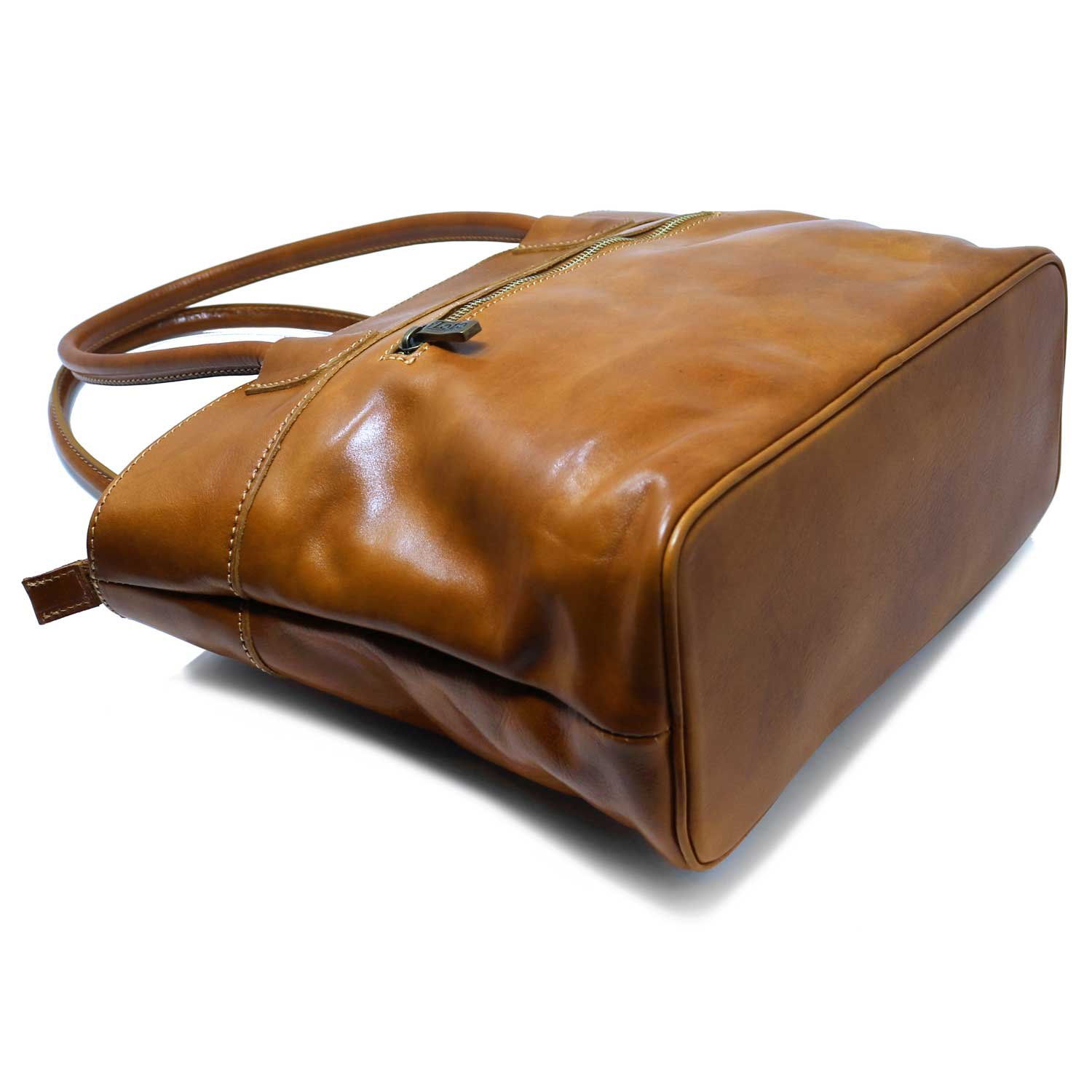 full-grain leather Napoli Bag