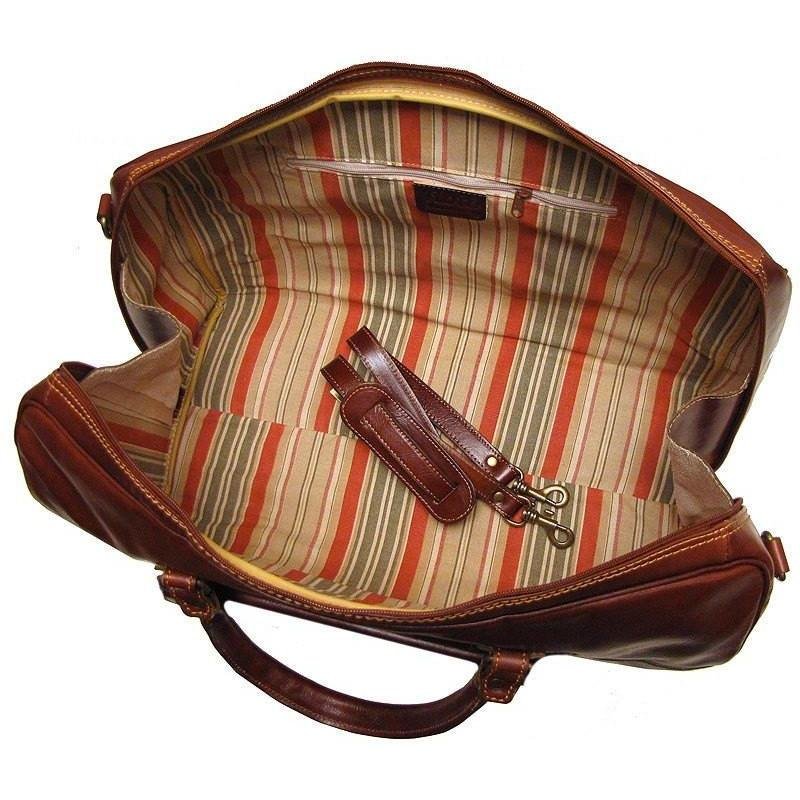 Italian leather duffle