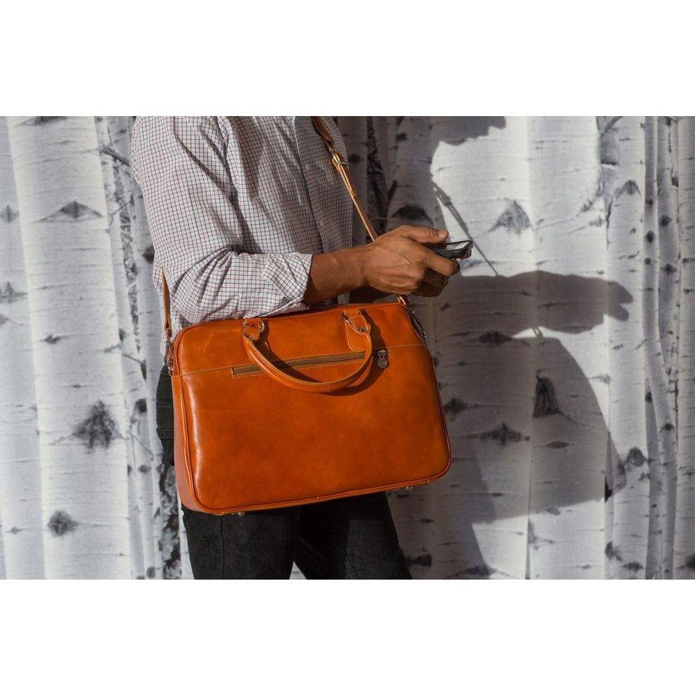 Handcrafted leather bag