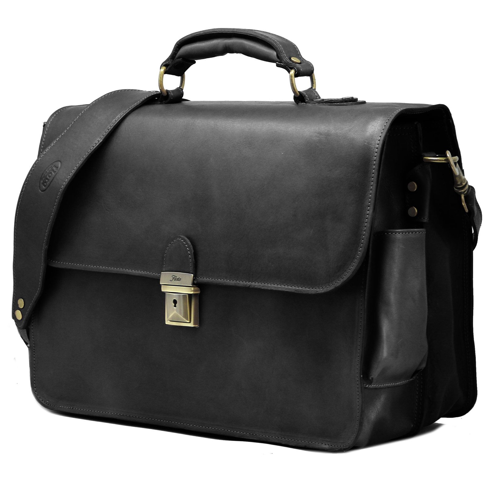 Duomo Briefcase in black