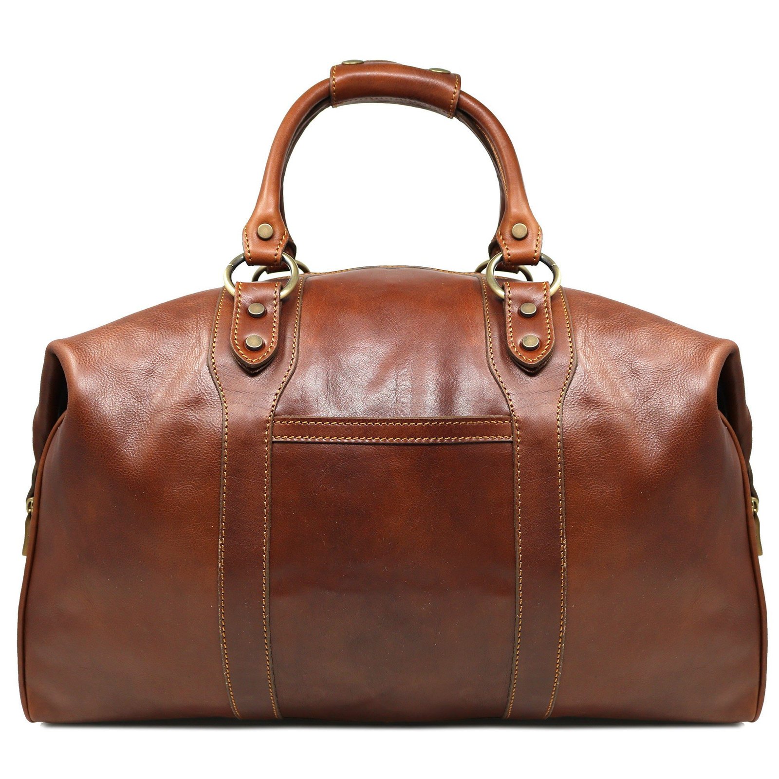 leather travel bag