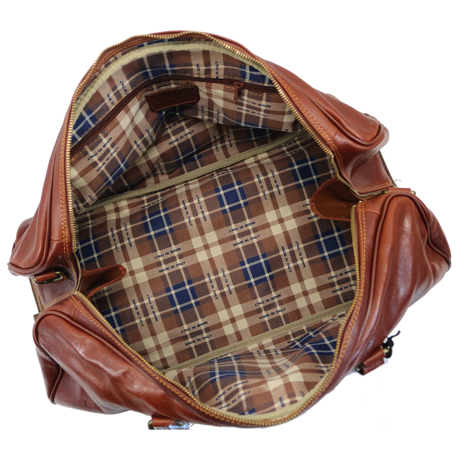 Handcrafted leather weekender