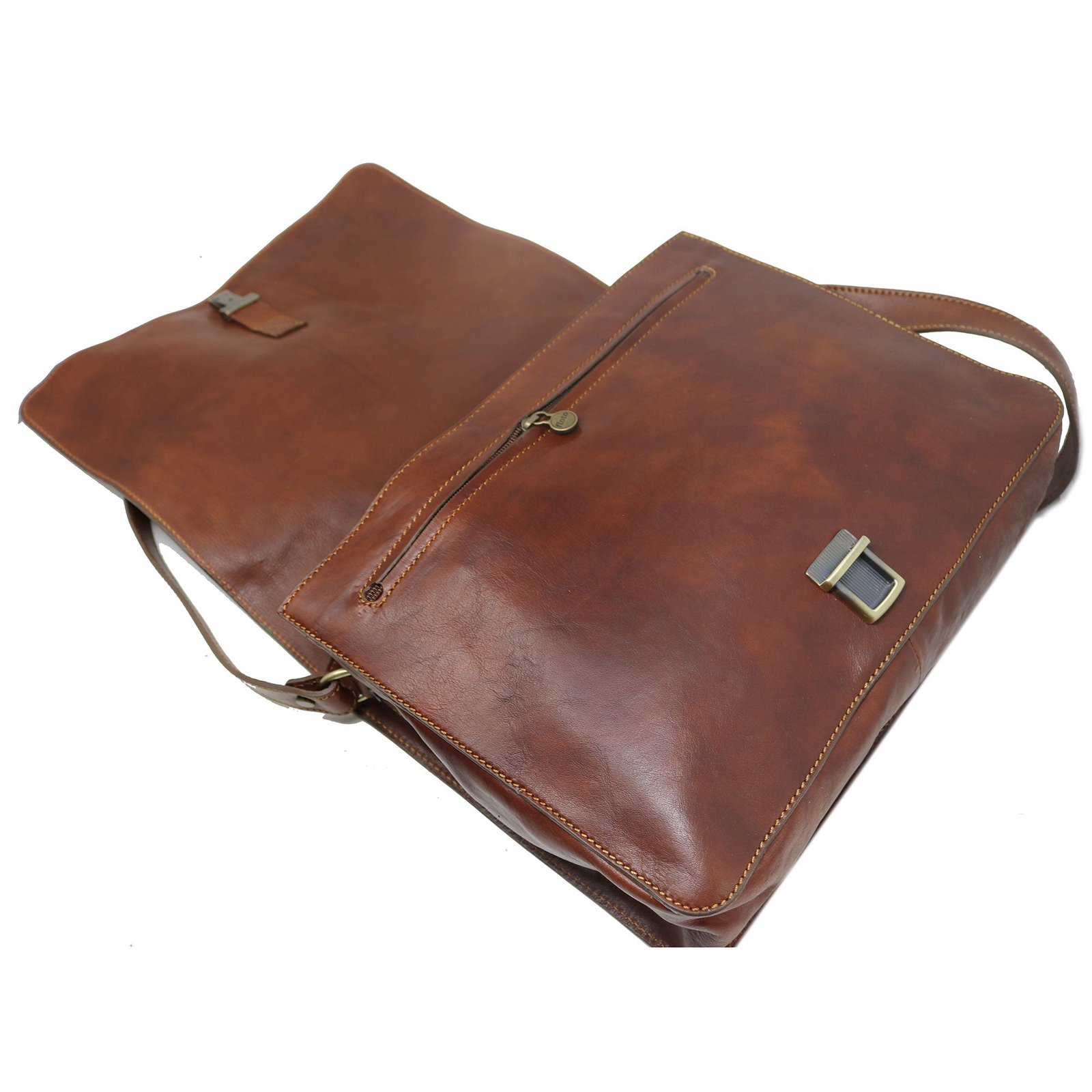 Italian leather Firenze Messenger